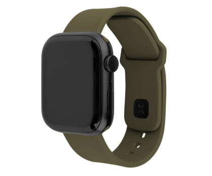 Pasek do smartwatchy FIXED Silicone Strap Set do Apple Watch 40/41/42 mm olive